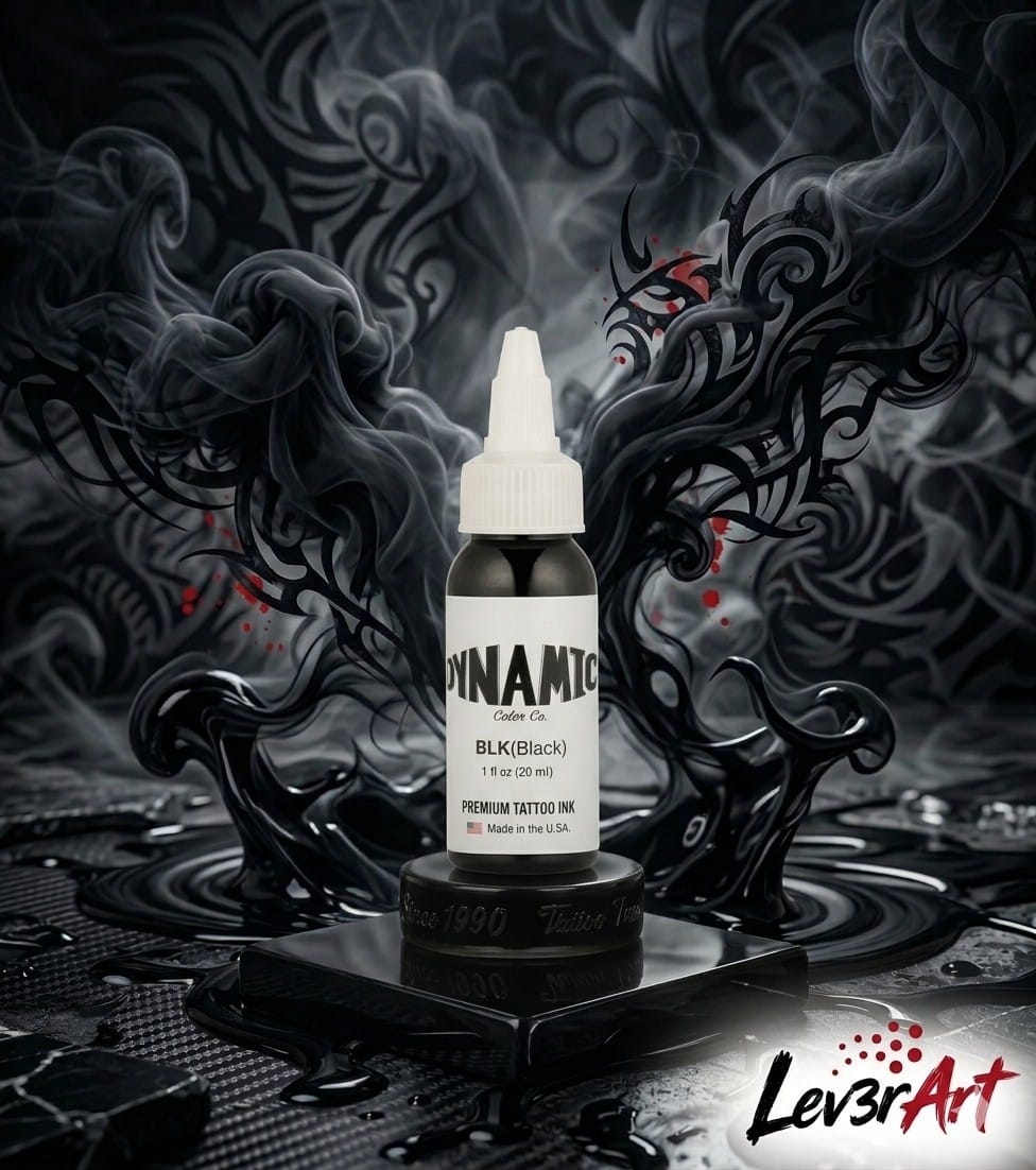Dynamic Black Premium Tattoo Ink 8oz