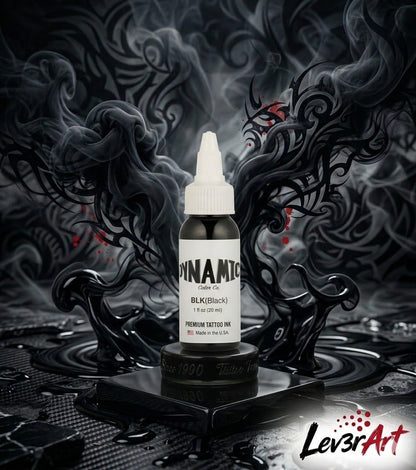Dynamic Black Premium Tattoo Ink 8oz