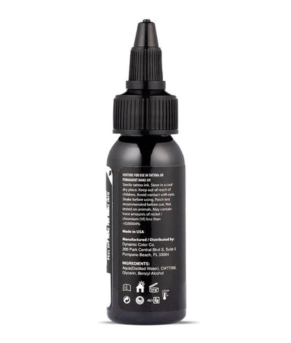 DYNAMIC GANGA BLACK 1-oz Tattoo Ink Lining Shading Tribal Dark Blackest ColorDYN