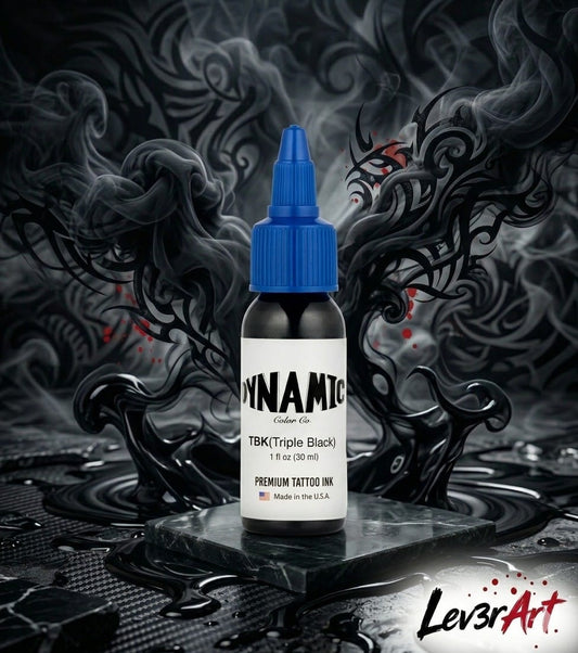 1oz Bottles Dynamic triple black Colors Tattoo Ink