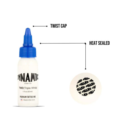 Dynamic Color Co Triple White Ink Bottle 1oz