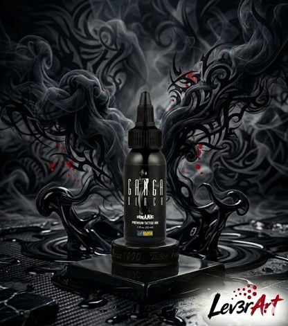 DYNAMIC GANGA BLACK 1-oz Tattoo Ink Lining Shading Tribal Dark Blackest ColorDYN
